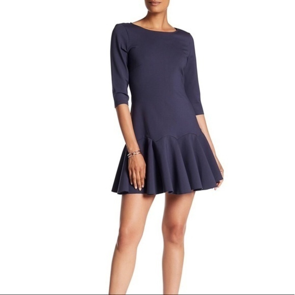 NWT Halston Heritage Solid Ponte Dress